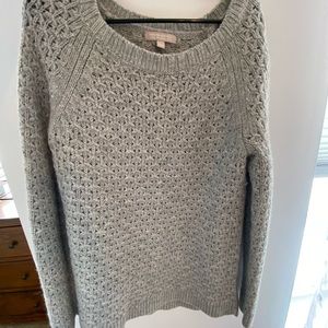 Banana Republic Grey Tunic Sweater Italian Yarn